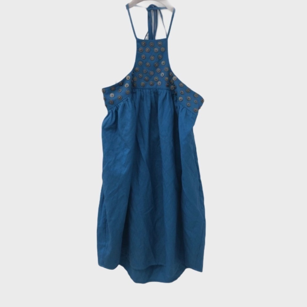 Geren Ford Embellished Halter Dress